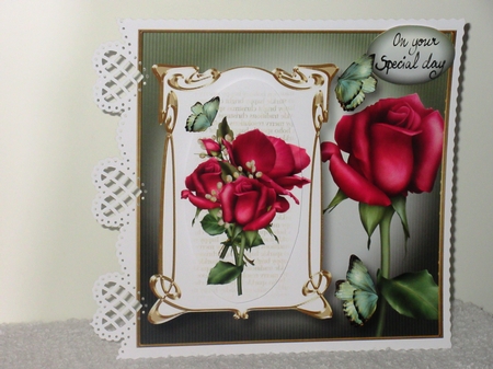 Art Nouveau Celebration Roses by Wayne Swan