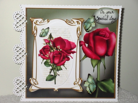 Art Nouveau Celebration Roses by Wayne Swan