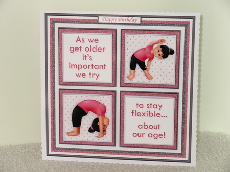HUMOROUS YOGA SQUARES 7.5 Quick Layer Card & Insert Kit by Wayne Swan