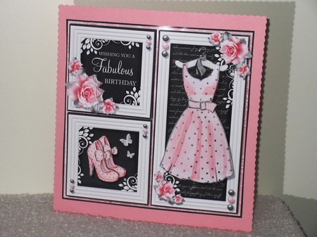 Pink Polka Dot Dress by Wayne Swan