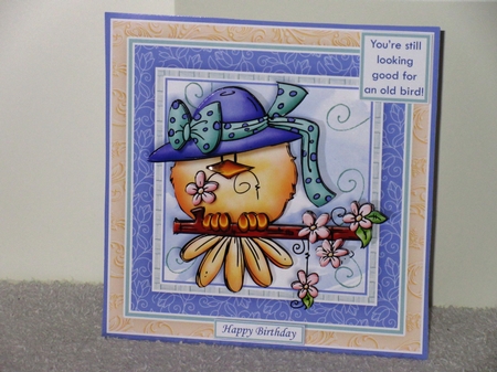 A LITTLE BIRD TOLD ME 7.5 Decoupage & Insert Mini Kit by Wayne Swan