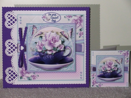 The Lilac Rose Teacup by Wayne Swan