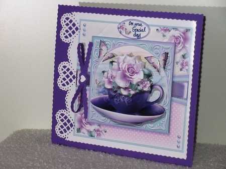 The Lilac Rose Teacup by Wayne Swan