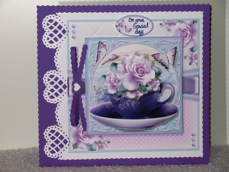 The Lilac Rose Teacup by Wayne Swan