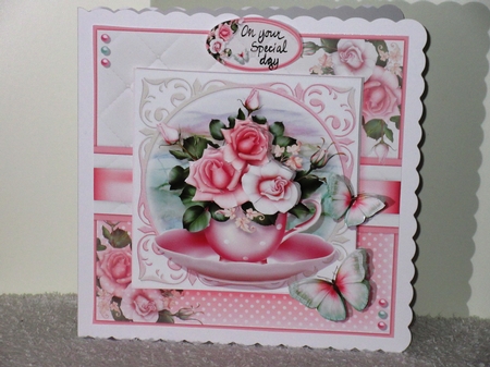 The Pink Rose Teacup by Wayne Swan
