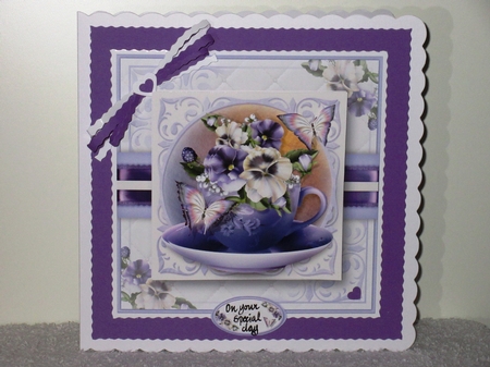 The Pansy Teacup by Wayne Swan