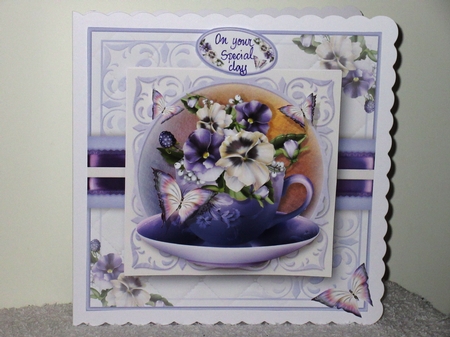 The Pansy Teacup by Wayne Swan