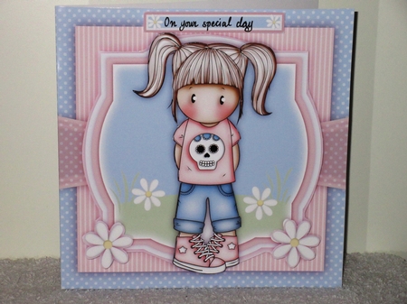 Sugar Skull Chloe With Age Tags 2 to 5 yrs by Wayne Swan
