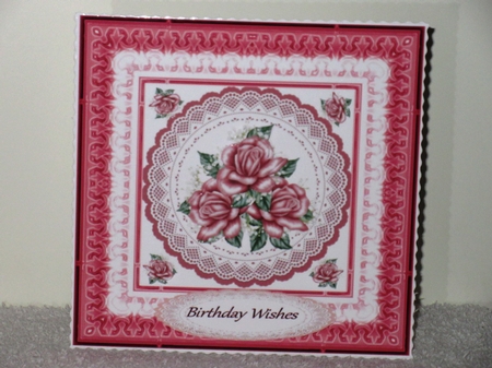 Pink rose birthday or get well by Wayne Swan