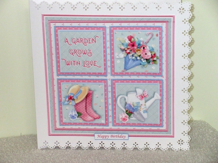 FEMALE GARDENER SQUARES 7.5 Quick Layer Card & Insert Kit by Wayne Swan