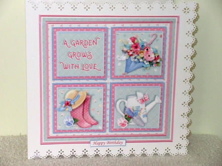 FEMALE GARDENER SQUARES 7.5 Quick Layer Card & Insert Kit by Wayne Swan