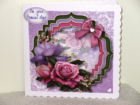 Trio Fancy frame - Belle Purple by Wayne Swan