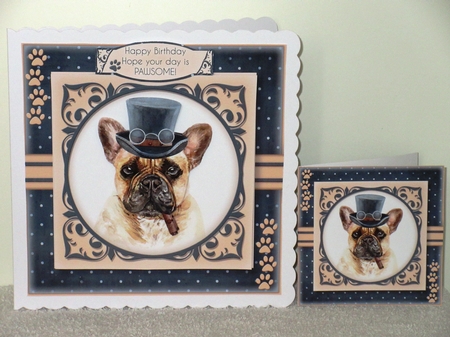 Hope your day is Pawsome - French Bulldog by Wayne Swan