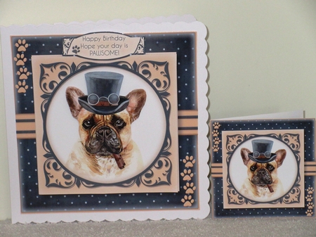 Hope your day is Pawsome - French Bulldog by Wayne Swan