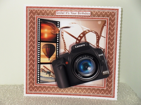 CAMERA SNAPSHOTS UP UP AND AWAY 7.5 Decoupage & Insert Mini Kit by Wayne Swan
