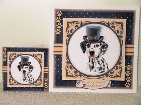 Hope your day is Pawsome - Dalmatian  by Wayne Swan