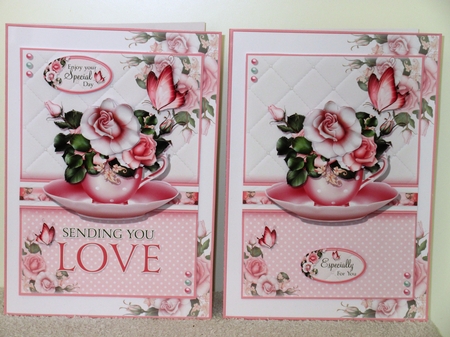 Sending You Love - Pink Teacup by Wayne Swan