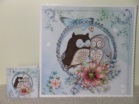 Owls in Love Mini Kit  by Wayne Swan