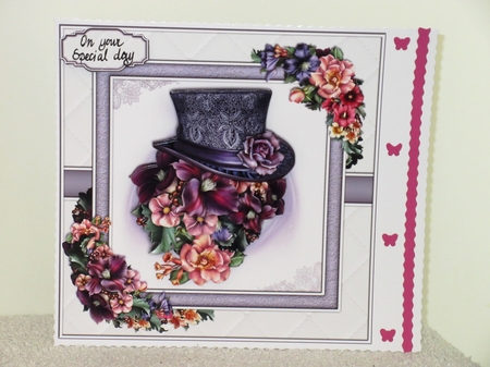 Hat With Flowers 8x8 Mini KIt by Wayne Swan