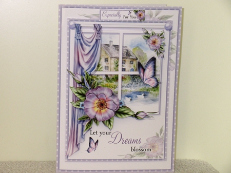 The Country Cottage Through the Window by Wayne Swan