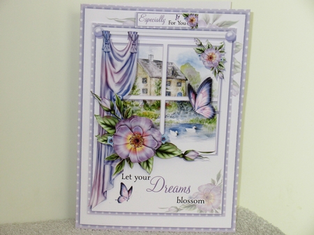 The Country Cottage Through the Window by Wayne Swan