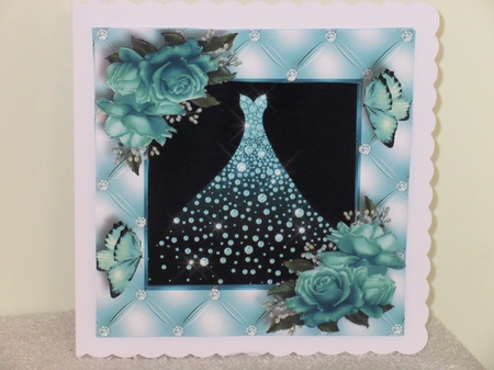 The Diamond Gown - Aqua by Wayne Swan