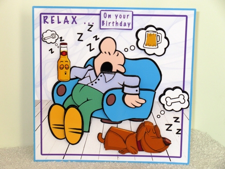 Birthday Daydreams - Decoupage by Wayne Swan
