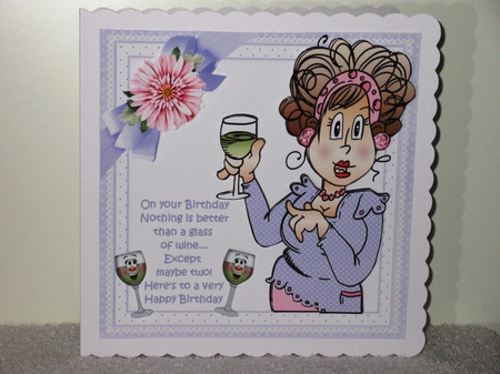 8x8 birthday wine mini kit by Wayne Swan