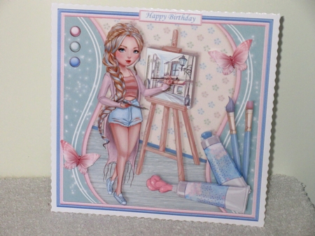 LADY ARTIST 7.5 Decoupage & Insert Mini Kit by Wayne Swan