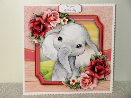 Adorable Baby Elephant 8x8 Mini Kit by Wayne Swan