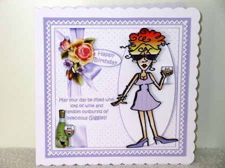 8x8 Rita wine and giggles mini kit by Wayne Swan