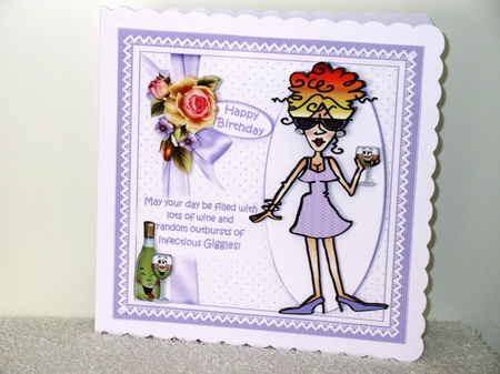 8x8 Rita wine and giggles mini kit by Wayne Swan
