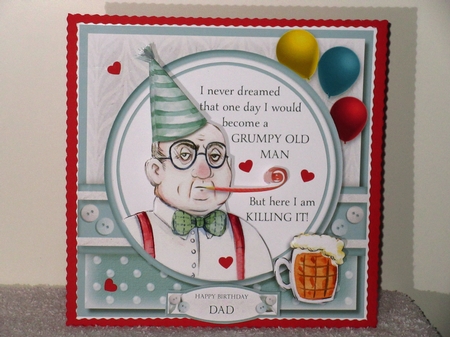 Old Timer Grumpy Man - Beer by Wayne Swan
