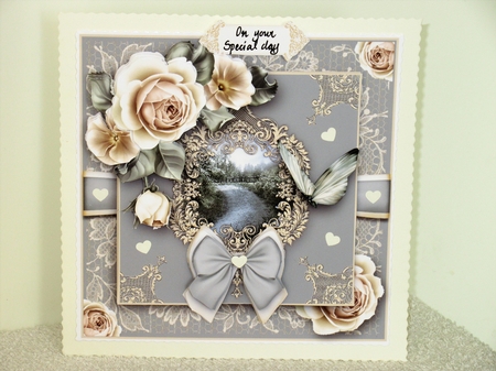 Beautiful View Cream Roses by Wayne Swan