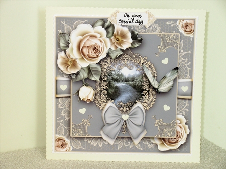 Beautiful View Cream Roses by Wayne Swan
