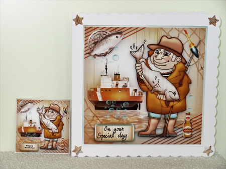 Fisherman Card Mini Kit by Wayne Swan