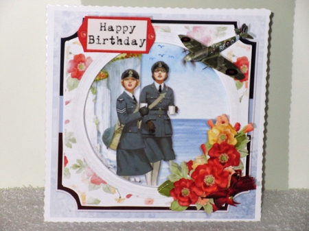 White Cliffs of Dover 7x7 Card Front & Insert Mini Kit by Wayne Swan