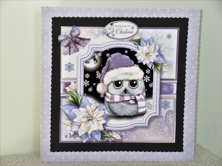4 Lilac Christmas Mini Kits by Wayne Swan