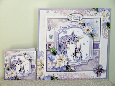 4 Lilac Christmas Mini Kits by Wayne Swan