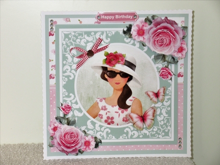 Chic Lady Card Mini Kit & Decoupage by Wayne Swan
