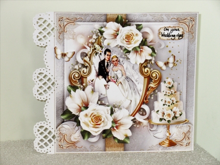 Wedding Anniversary Cake and Decoration Card Mini Kit by Wayne Swan