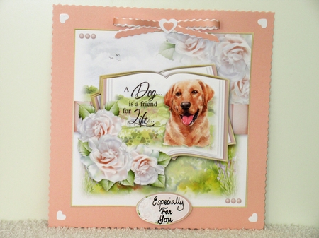 A Dog is a Friend for Life...Golden Labarador by Wayne Swan