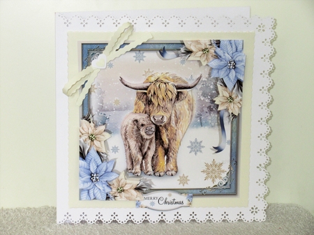 The Christmas Highland Cows by Wayne Swan