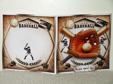 Male Birthday Baseball Card Mini Kit by Wayne Swan