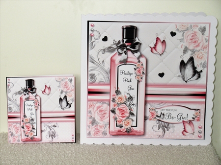 7x7 Drink Pink Gin Responsibly...Don`t Spill it! by Wayne Swan