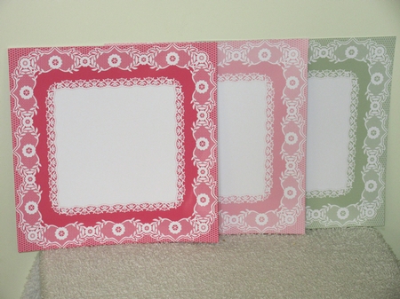 Lace Papers Set 1 (Floral Family Color Palette) by Wayne Swan
