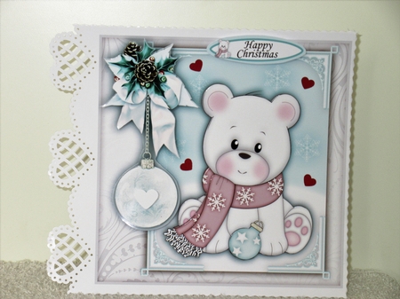 Polar Bear 1st Christmas Mini Kit by Wayne Swan