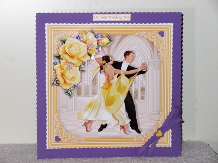 GOLDEN STRICTLY COME DANCING 7.5 Decoupage & Insert Mini Kit by Wayne Swan