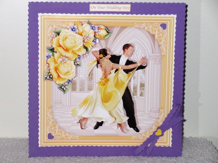 GOLDEN STRICTLY COME DANCING 7.5 Decoupage & Insert Mini Kit by Wayne Swan