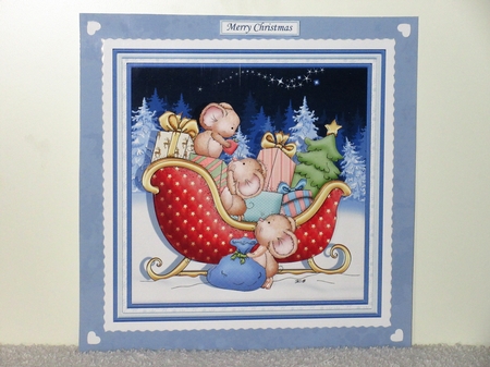 BELIEVE IN MAGIC Christmas 7.5 Decoupage & Insert Mini Kit by Wayne Swan
